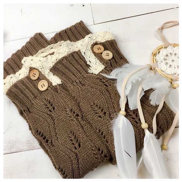 Leg Warmers with Boho Boot Cuff Detail. - Picture 3 of 8